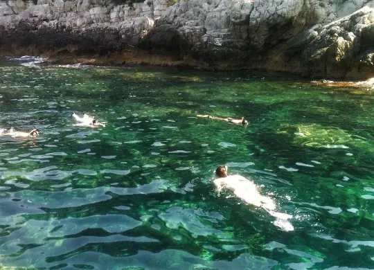 Auf Klassenfahrt mit HEROLÉ: Schnorchelausflug Villefranche Bay bei Nizza an der Côte d'Azur.