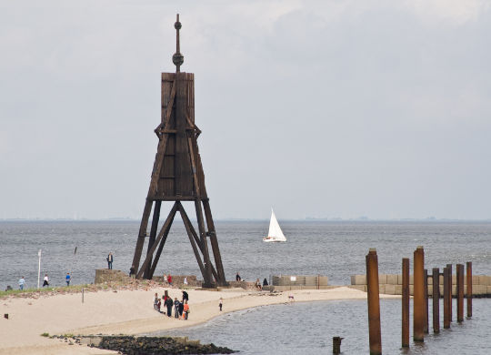 Kugelbake in Cuxhaven Auf Klassenfahrt mit HEROLÉ: Kugelbake in Cuxhaven.