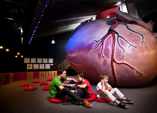 Auf Klassenfahrt mit HEROLÉ: "Das Begehbare Herz" in der Kinder-Akademie Fulda in der Rhön