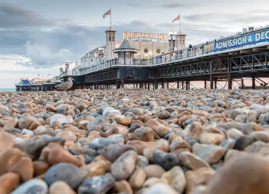 Auf Klassenfahrt mit HEROLÉ: Der berühmte Brighton Pier in Brighton.
