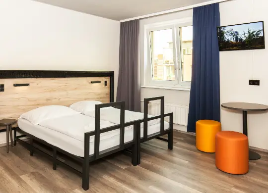 Auf Klassenfahrt mit HEROLÉ: Doppelzimmerbeispiel im A&O