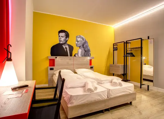 Auf Klassenfahrt mit HEROLÉ: Doppelzimmer im Meininger Hotel in Rom