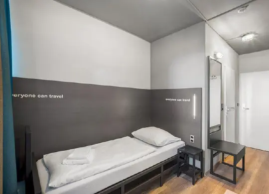 Einzelzimmer im a&o Hostel Rotterdam City Auf Klassenfahrt mit HEROLÉ: Einzelzimmer im a&o Hostel Rotterdam City