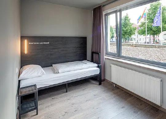 Auf Klassenfahrt mit HEROLÉ: Einzelzimmer im a&o Hostel Weimar