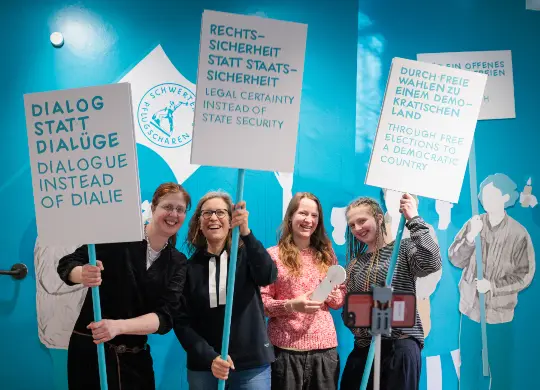 Auf Klassenfahrt mit HEROLÉ: Erfurt, Augustinerkloster - Führung "How to Demokratie"