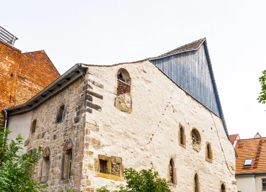 Auf Klassenfahrt mit HEROLÉ: Alte Synagoge in Erfurt.