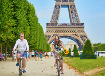 Auf Klassenfahrt mit HEROLÉ: Fahrradfahrer in Paris