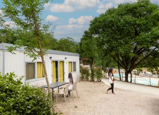 Auf Klassenfahrt mit HEROLÉ: Wohnbeispiel im hu Firenze certosa Camping, Florenz