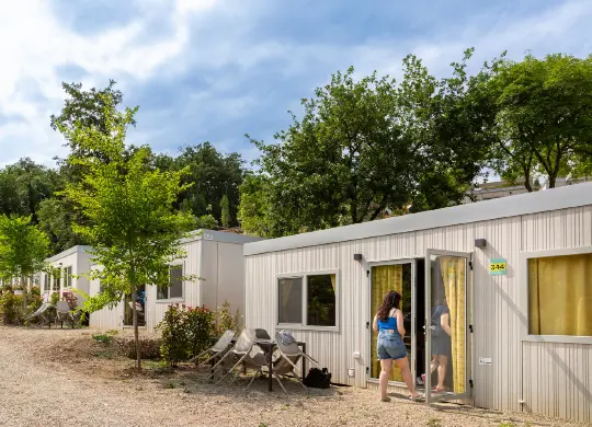 Auf Klassenfahrt mit HEROLÉ: Wohnbeispiel im hu Firenze Certosa Camping, Florenz