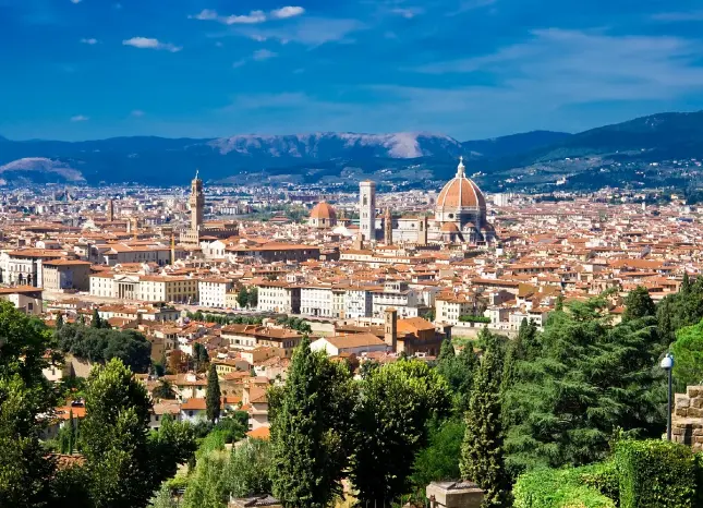 Innenstadt von Florenz in der Toskana Auf Klassenfahrt mit HEROLÉ: Innenstadt von Florenz in der Toskana.