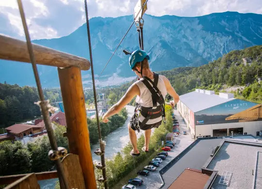 Auf Klassenfahrt mit HEROLÉ: Flying Fox & Mega Swing Area 47 Tirol