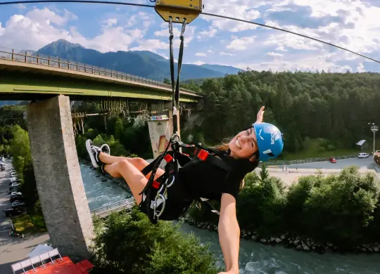 Auf Klassenfahrt mit HEROLÉ: Flying Fox & Mega Swing Area 47 Tirol