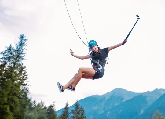 Auf Klassenfahrt mit HEROLÉ: Flying Fox & Mega Swing Area 47 Tirol