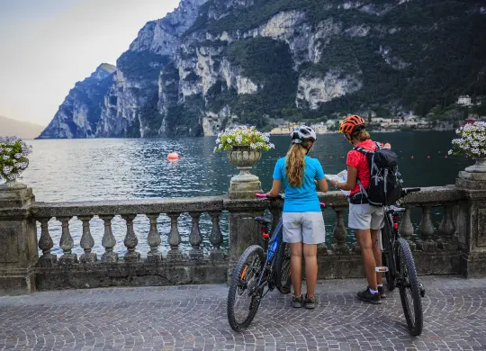 Auf Klassenfahrt mit HEROLÉ: Mountainbiketour am Gardasee.