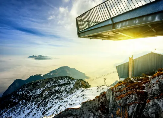Auf Klassenfahrt mit HEROLÉ: Aussichtsplattform Alpspix auf der Alpspitze nahe Zugspitze/Garmisch
