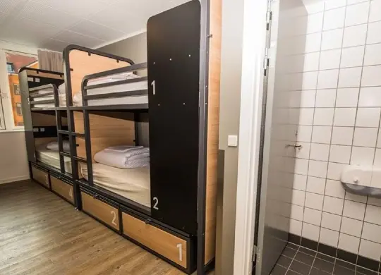 Generator Hostel Kopenhagen Auf Klassenfahrt mit HEROLÉ: 6-Bett-Zimmer im Generator Hostel Kopenhagen