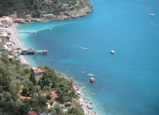 Auf Klassenfahrt mit HEROLÉ: Blick auf das Villaggio Nettuno am Golf von Sorrent.