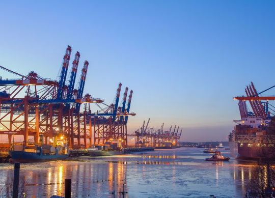 Hafen in Hamburg Auf Klassenfahrt mit HEROLÉ: Hafen in Hamburg.
