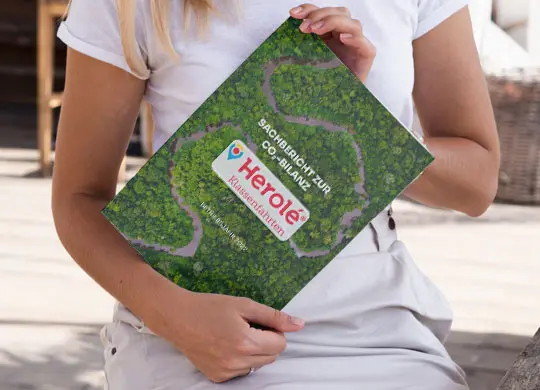 Sachbericht 2022 Sachbericht zur CO2-Bilanz von HEROLÉ Klassenfahrten