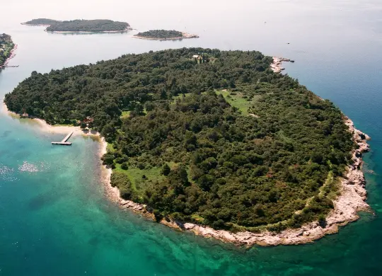 Auf Klassenfahrt mit HEROLÉ: Blick auf die Insel Fratarski Istrien