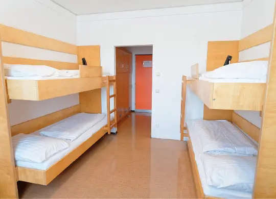 Auf Klassenfahrt mit HEROLÉ: 4-Bett-Zimmer im Jugendgästehaus Villach in Kärnten