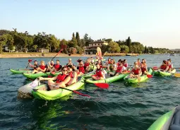 Kanufahren am südlichen Gardasee Auf Klassenfahrt mit HEROLÉ: Kanufahren am südlichen Gardasee