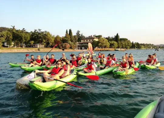 Auf Klassenfahrt mit HEROLÉ: Kanufahren am südlichen Gardasee