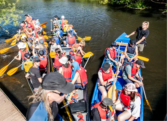 Auf Klassenfahrt mit HEROLÉ: Kanutour Outdoorschmiede Lüneburger Heide