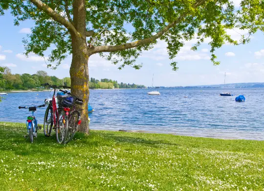 Auf Klassenfahrt mit HEROLÉ: Fahrradtour am Bodensee.