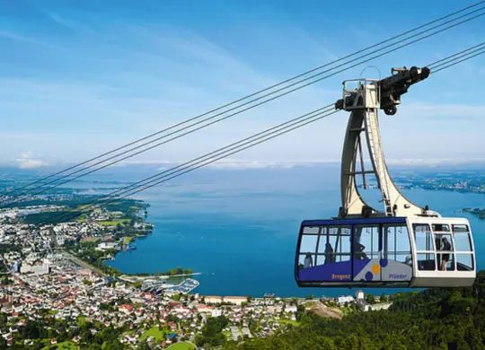 Auf Klassenfahrt mit HEROLÉ: Pfänderbahn am an den Bodensee.