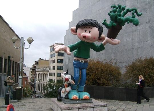 Comiczentrum in Brüssel Auf Klassenfahrt mit HEROLÉ: Comiczentrum in Brüssel.