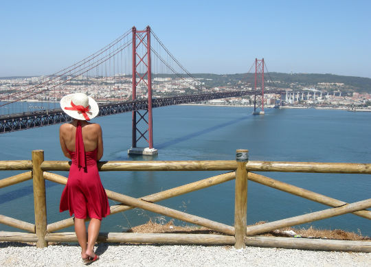 Ponte 25 de Abril in Lissabon Auf Klassenfahrt mit HEROLÉ: Ponte 25 de Abril in Lissabon.