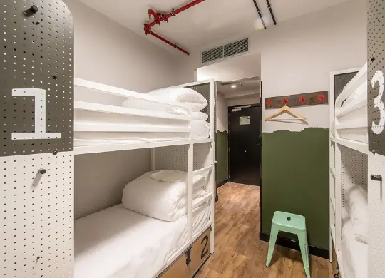 Generator Madrid Auf Klassenfahrt mit HEROLÉ: Mehrbettzimmer im Generator Madrid