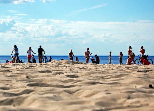 Klassenfahrten Riga - Jurmala Strand Klassenfahrten Riga - Strandpanorama