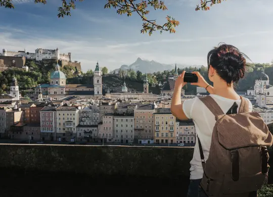 Auf Klassenfahrt mit HEROLÉ: Aussicht über Salzburg