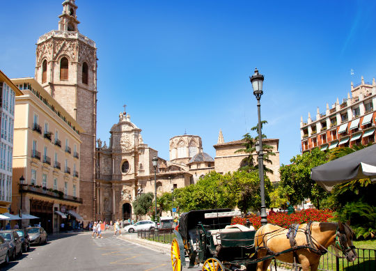 Kathedrale von Valencia Auf Klassenfahrt mit HEROLÉ: Kathedrale von in Valencia.