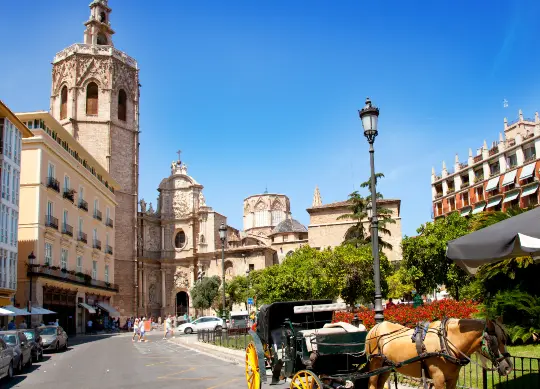 Kathedrale von Valencia Auf Klassenfahrt mit HEROLÉ: Kathedrale von in Valencia.