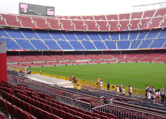 Camp Nou in Barcelona Auf Klassenfahrt mit HEROLÉ: Camp Nou in Barcelona.
