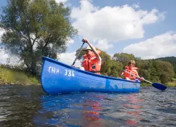 Auf Klassenfahrt mit HEROLÉ: Kanutour im bayerischen Wald.