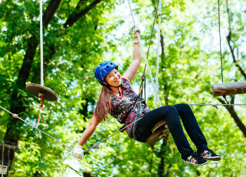 Adventure Park Sports Center in Bovec Auf Klassenfahrt mit HEROLÉ: Adventure Park Sports Center in Bovec.