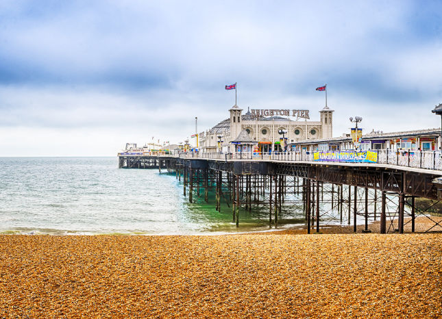 Pier in Brighton Auf Klassenfahrt mit HEROLÉ: Pier in Brighton.