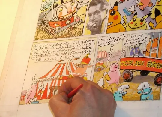 Auf Klassenfahrt mit HEROLÉ: Comiczentrum in Brüssel.