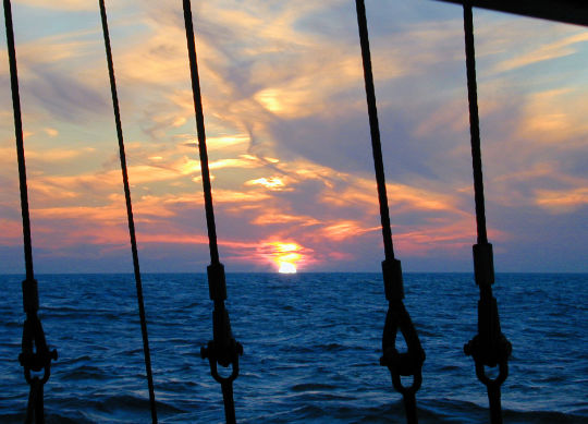 Sonnenuntergang am Ijsselmeer Auf Klassenfahrt mit HEROLÉ: Sonnenuntergang am Ijsselmeer.