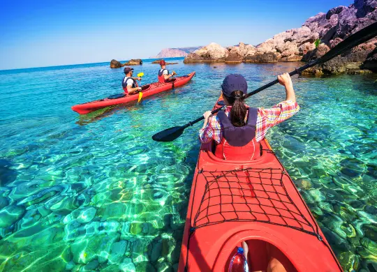 Auf Klassenfahrt mit HEROLÉ: Kajak fahren an der Adria in Istrien