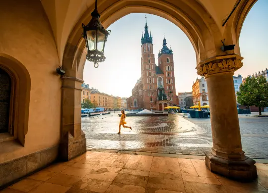Auf Klassenfahrt mit HEROLÉ: Marienkirche in Krakau.