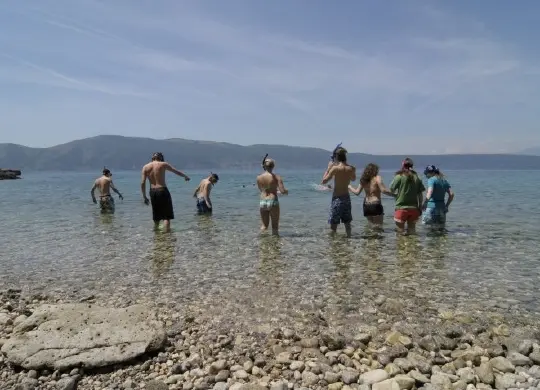 Auf Klassenfahrt mit HEROLÉ: Schnorchelkurs in der Kvarner Bucht.