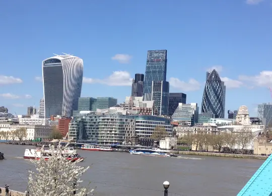 Auf Klassenfahrt mit HEROLÉ: Financial District in London.