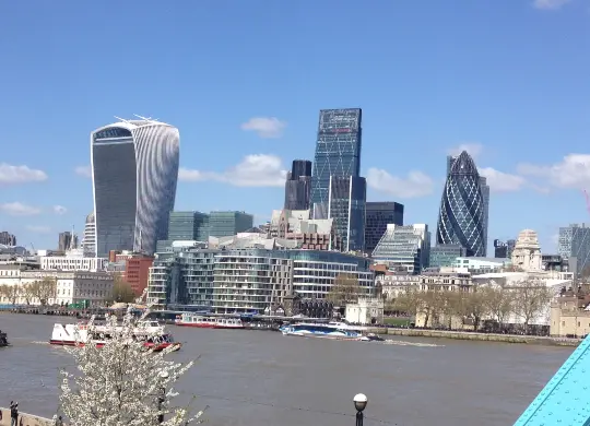 Auf Klassenfahrt mit HEROLÉ: Financial District in London.