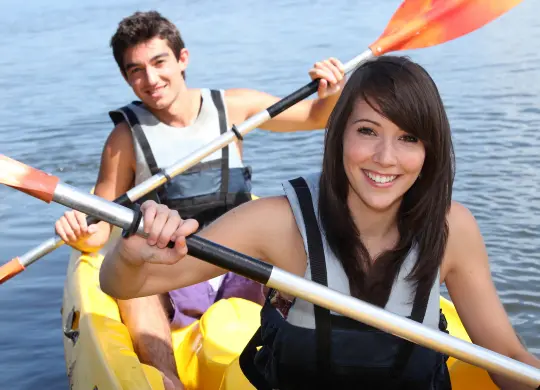 Auf Klassenfahrt mit HEROLÉ: Kanutour im Schwarzwald.