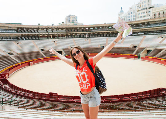 Auf Klassenfahrt mit HEROLÉ: Stierkampfarena in Valencia.